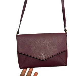 Burgundy Kate Spade Crossbody
